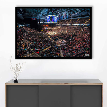 Scotiabank Arena, Stadium Canvas, Sport Art, Gift for him, Framed Art Print Wall Decor, Picture Framed
