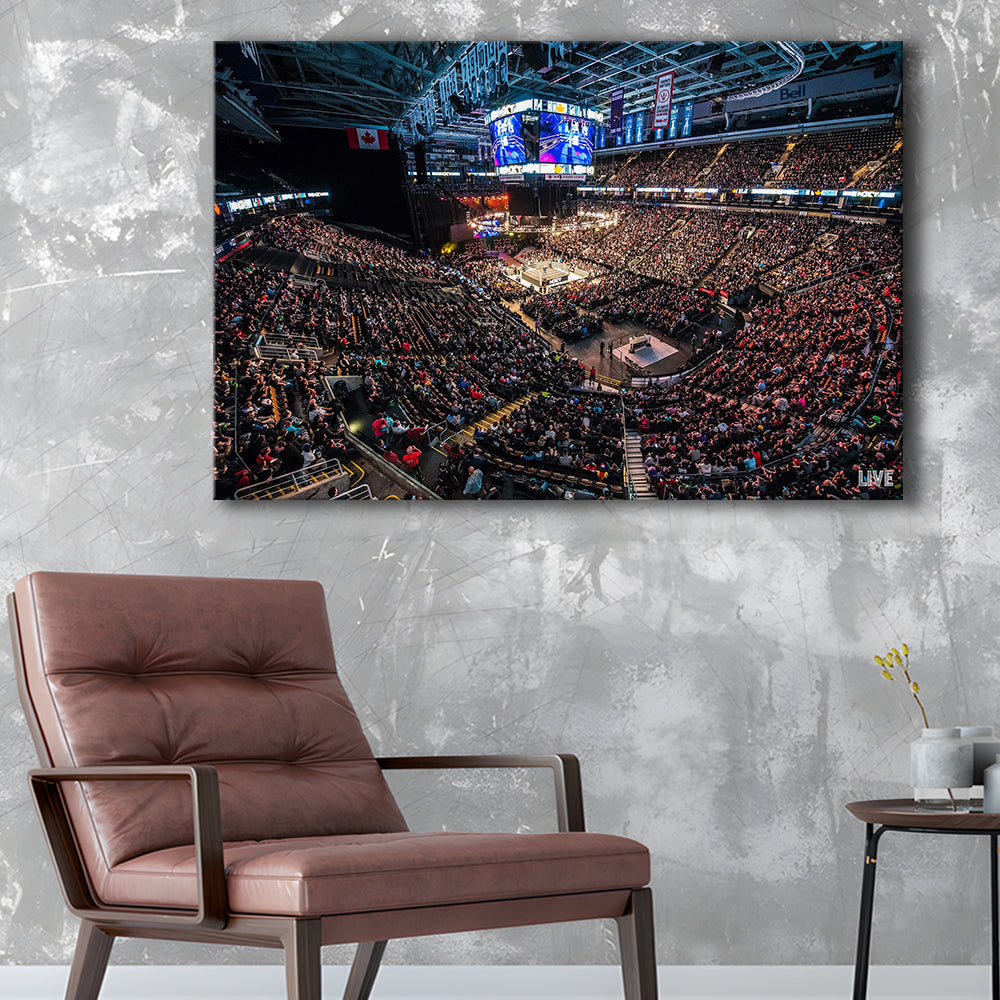 Scotiabank Arena, Stadium Canvas, Sport Art, Gift for him, Man Cave Decor, Art Print, Canvas Print Wall Art