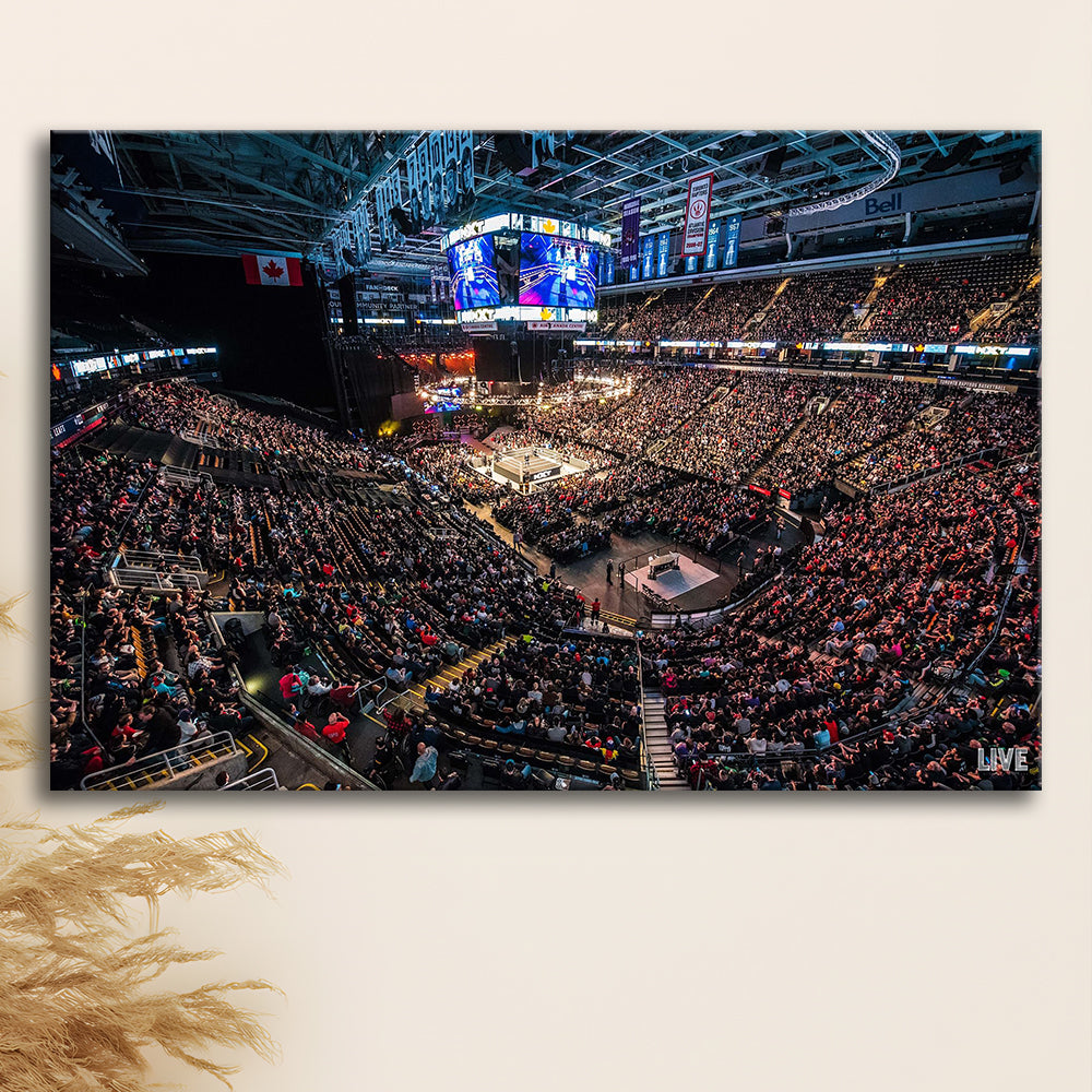 Scotiabank Arena, Stadium Canvas, Sport Art, Gift for him, Man Cave Decor, Art Print, Canvas Print Wall Art