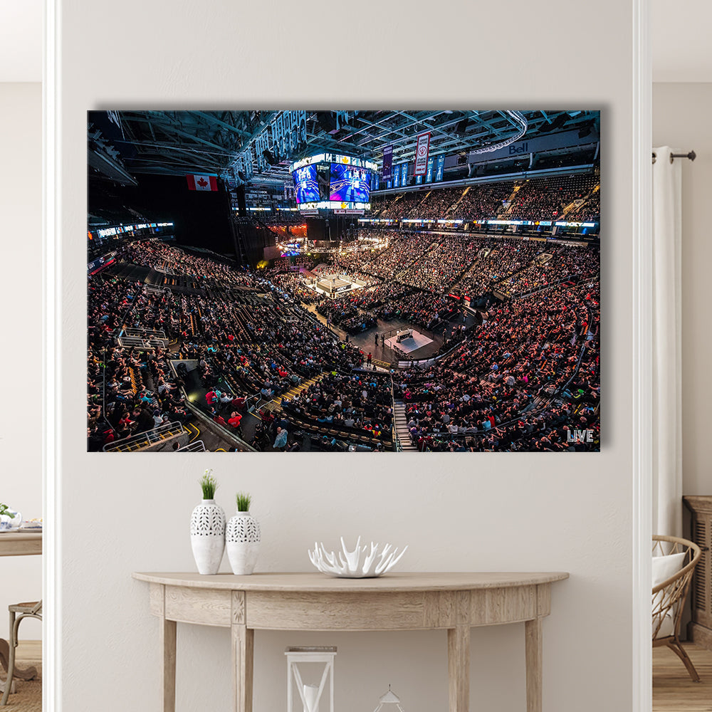 Scotiabank Arena, Stadium Canvas, Sport Art, Gift for him, Man Cave Decor, Art Print, Canvas Print Wall Art