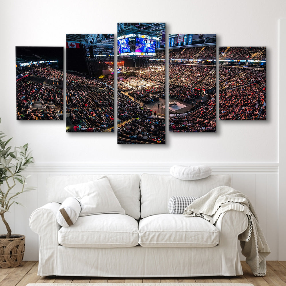 Scotiabank Arena, Stadium Canvas, Sport Art, Gift for him, 5 Panel, Large Canvas, Canvas Print Wall Art