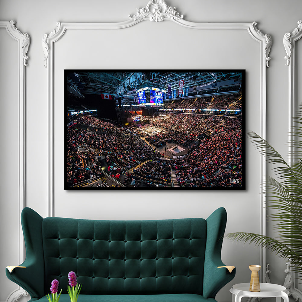 Scotiabank Arena, Stadium Canvas, Sport Art, Gift for him, Framed Art Print Wall Decor, Picture Framed