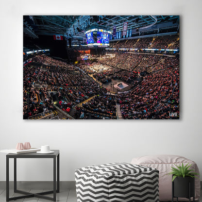 Scotiabank Arena, Stadium Canvas, Sport Art, Gift for him, Man Cave Decor, Art Print, Canvas Print Wall Art