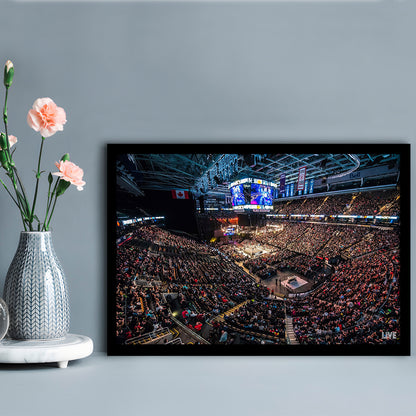 Scotiabank Arena, Stadium Canvas, Sport Art, Gift for him, Framed Art Print Wall Decor, Picture Framed