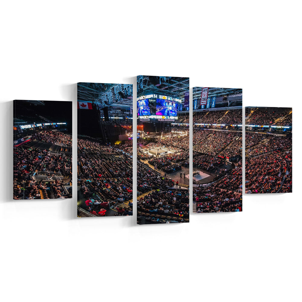 Scotiabank Arena, Stadium Canvas, Sport Art, Gift for him, 5 Panel, Large Canvas, Canvas Print Wall Art