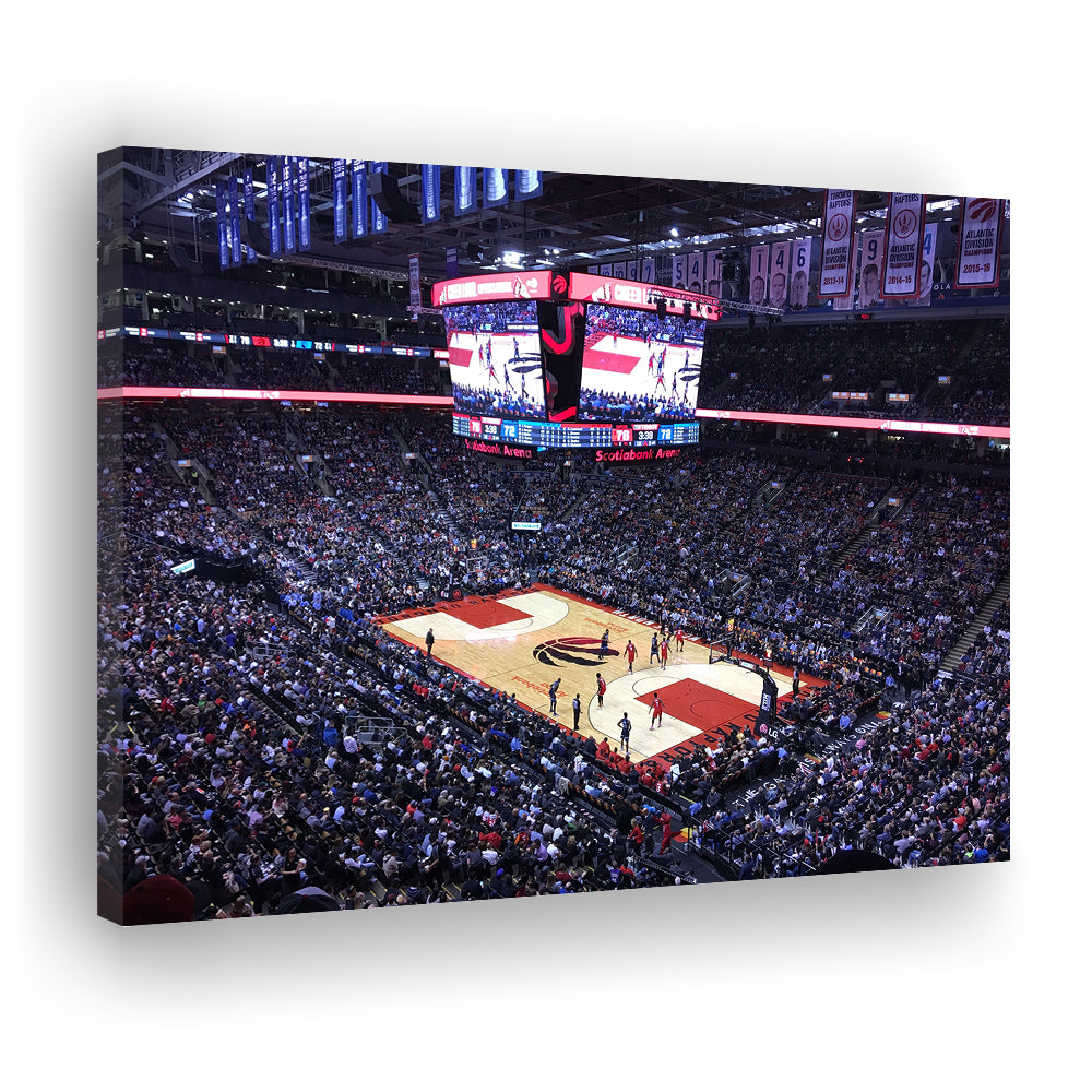 Scotiabank Arena in Toronto, Stadium Canvas, Sport Art, Gift for him, Man Cave Decor, Art Print, Canvas Print Wall Art