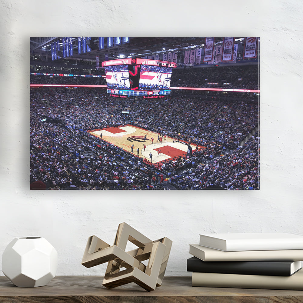 Scotiabank Arena in Toronto, Stadium Canvas, Sport Art, Gift for him, Man Cave Decor, Art Print, Canvas Print Wall Art