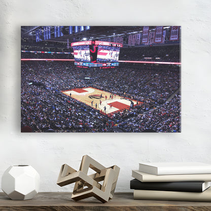 Scotiabank Arena in Toronto, Stadium Canvas, Sport Art, Gift for him, Man Cave Decor, Art Print, Canvas Print Wall Art