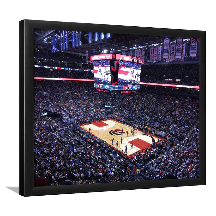 Scotiabank Arena in Toronto, Stadium Canvas, Sport Art, Gift for him, Framed Art Print Wall Decor, Picture Framed