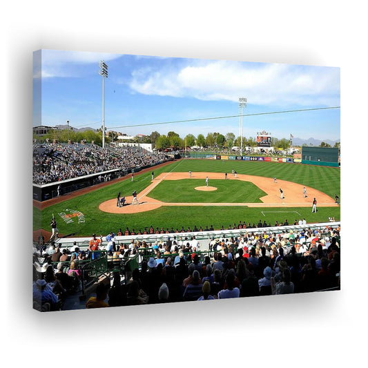 Scottsdale Stadium, Stadium Canvas, Sport Art, Gift for him, Man Cave Decor, Art Print, Canvas Print Wall Art