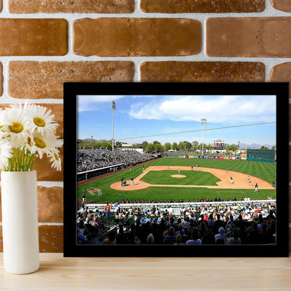 Scottsdale Stadium, Stadium Canvas, Sport Art, Gift for him, Framed Art Print Wall Decor, Picture Framed