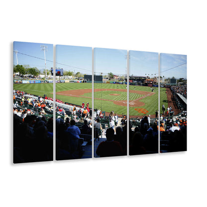 Scottsdale Stadium in Scottsdale, Stadium Canvas, Sport Art, 5 Panel B, Extra Large Canvas, Canvas Print Wall Art