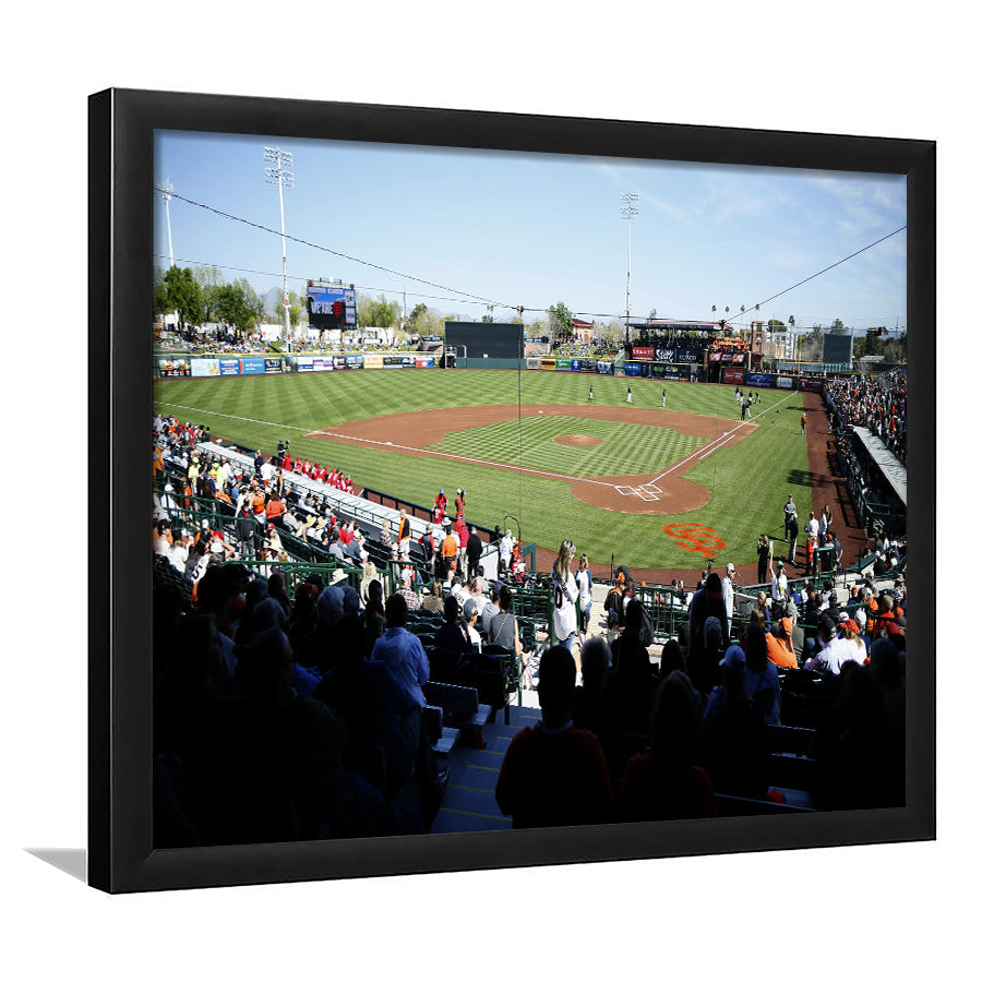 Scottsdale Stadium in Scottsdale, Stadium Canvas, Sport Art, Gift for him, Framed Art Print Wall Decor, Picture Framed