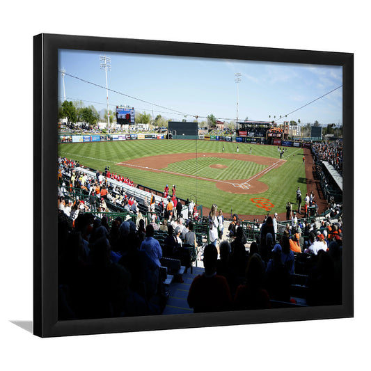Scottsdale Stadium in Scottsdale, Stadium Canvas, Sport Art, Gift for him, Framed Art Print Wall Decor, Picture Framed