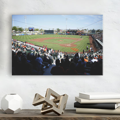 Scottsdale Stadium in Scottsdale, Stadium Canvas, Sport Art, Gift for him, Man Cave Decor, Art Print, Canvas Print Wall Art