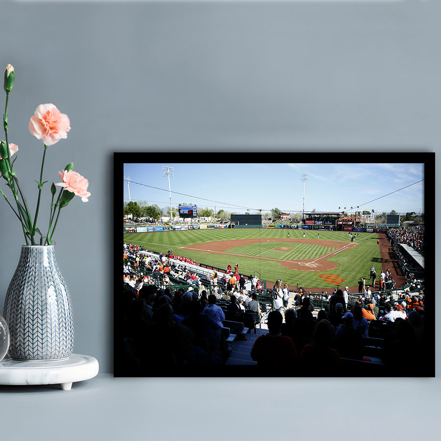 Scottsdale Stadium in Scottsdale, Stadium Canvas, Sport Art, Gift for him, Framed Art Print Wall Decor, Picture Framed