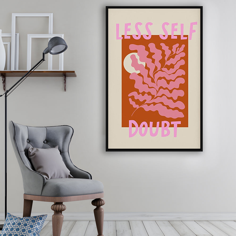 Self Love Wall Art Print Eclectic Home Decor Wall Art Modern Art, Framed Canvas Prints Wall Art