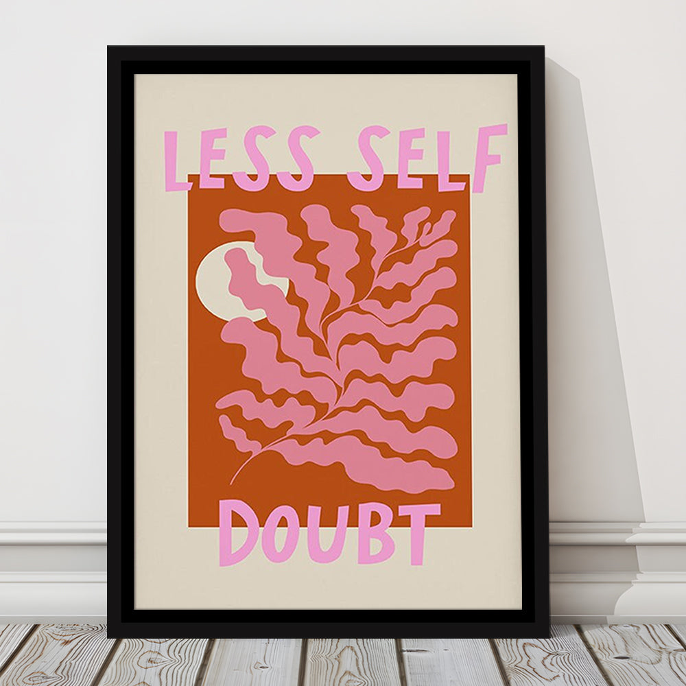 Self Love Wall Art Print Eclectic Home Decor Wall Art Modern Art, Framed Canvas Prints Wall Art