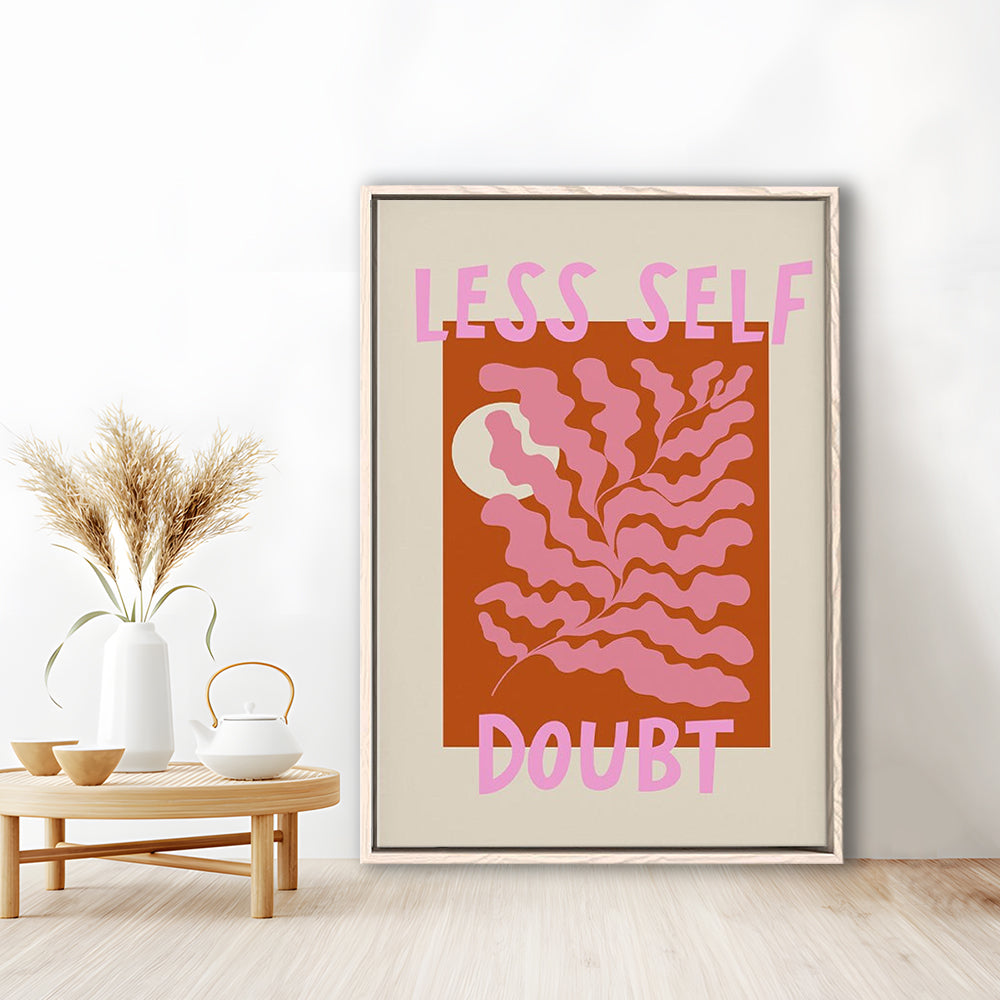 Self Love Wall Art Print Eclectic Home Decor Wall Art Modern Art, Framed Canvas Prints Wall Art