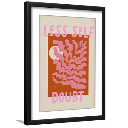 Self Love Wall Art Print Eclectic Home Decor Wall Art Modern Art, Framed Art Prints White Border Wall Decor
