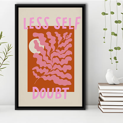 Self Love Wall Art Print Eclectic Home Decor Wall Art Modern Art, Framed Canvas Prints Wall Art