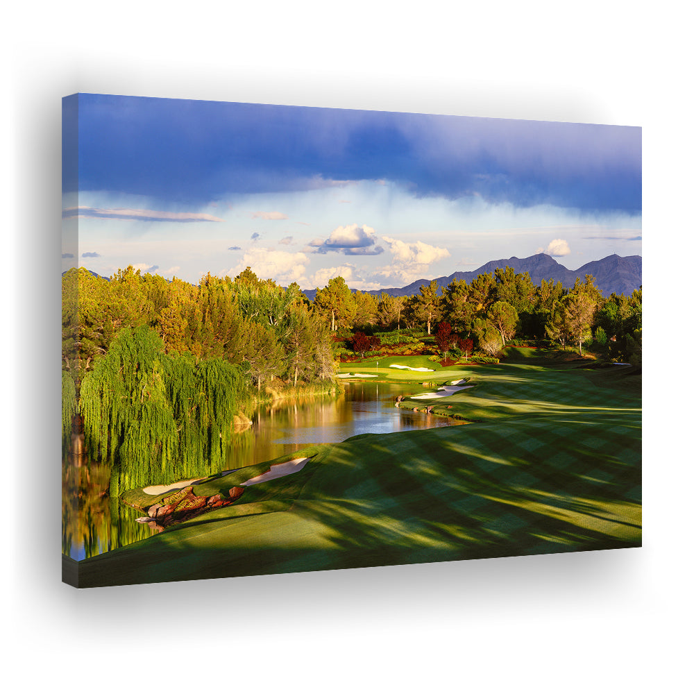 Shadow Creek Golf Club, Hole 04, North Las Vegas, Nevada, Golf Art Print,Gifts Golf Lover
