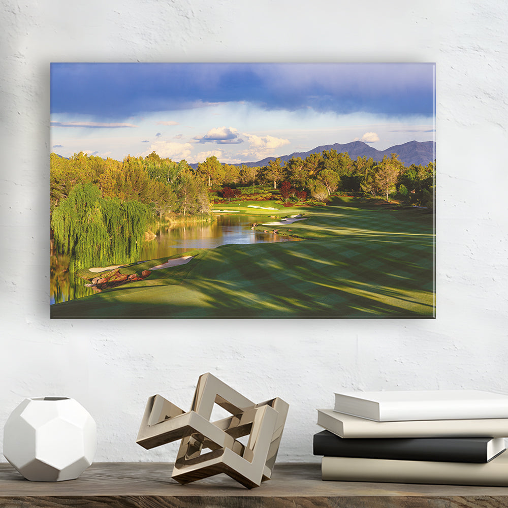 Shadow Creek Golf Club, Hole 04, North Las Vegas, Nevada, Golf Art Print,Gifts Golf Lover