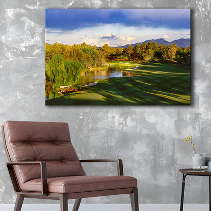 Shadow Creek Golf Club, Hole 04, North Las Vegas, Nevada, Golf Art Print,Gifts Golf Lover