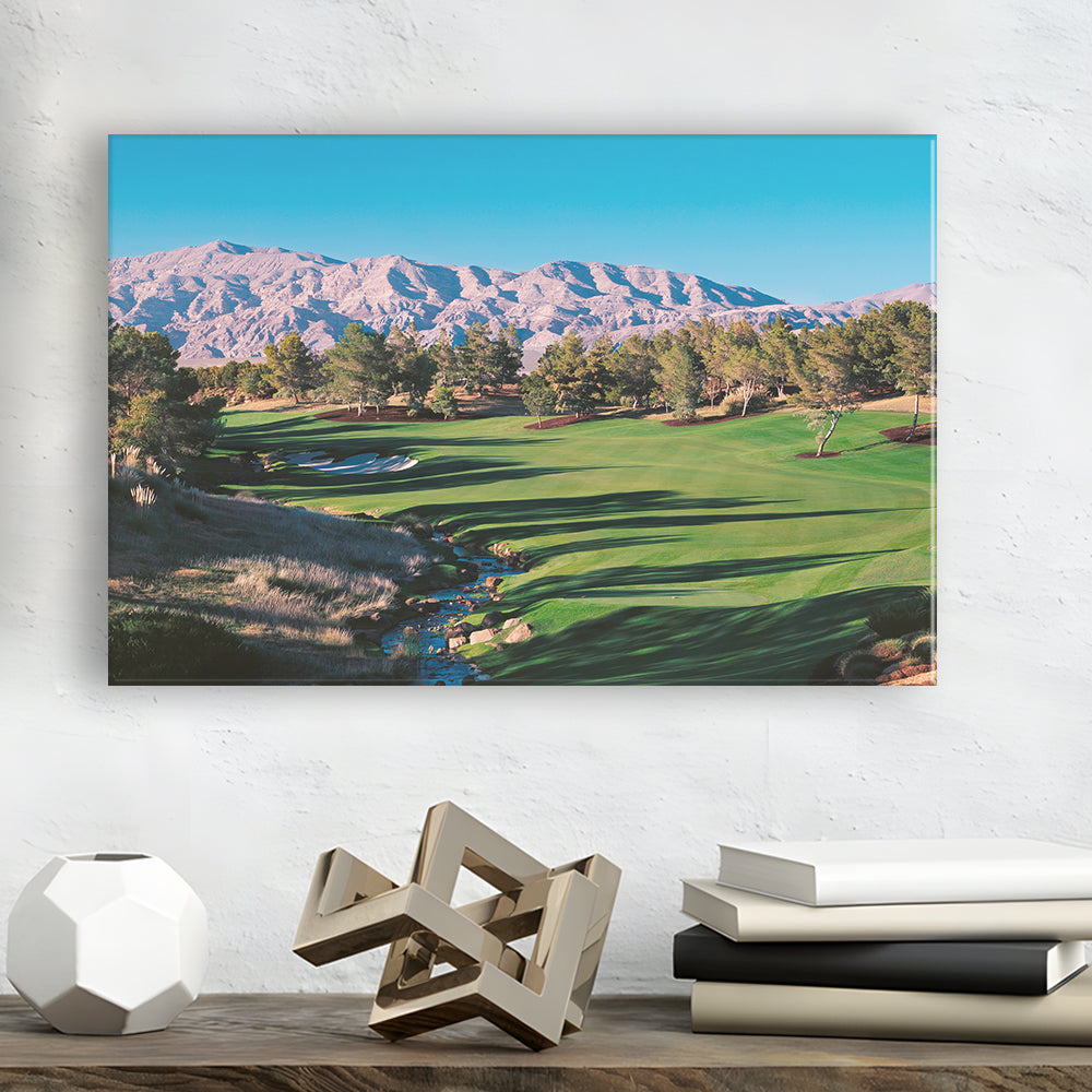 Shadow Creek Golf Source Hole 1 North Las Vegas, Golf Art Print,Gifts Golf Lover