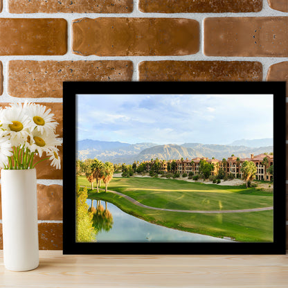 Shadow Ridge Palm Desert Golf Sourses, Framed Art Print Wall Decor, Picture Framed