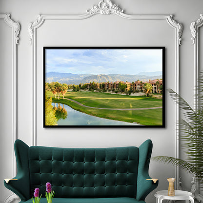 Shadow Ridge Palm Desert Golf Sourses, Framed Art Print Wall Decor, Picture Framed