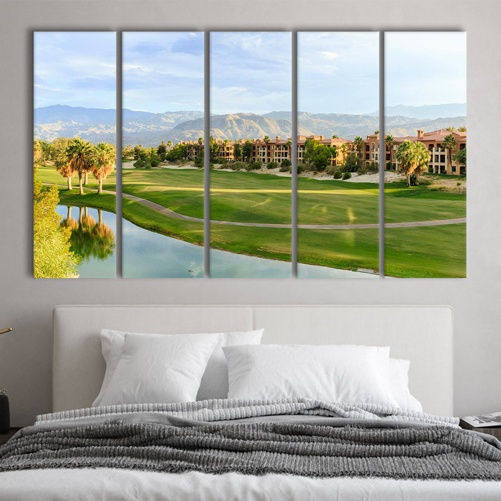 Shadow Ridge Palm Desert Golf Sourses, Golf Art Print, Extra Large Canvas Print Wall Art