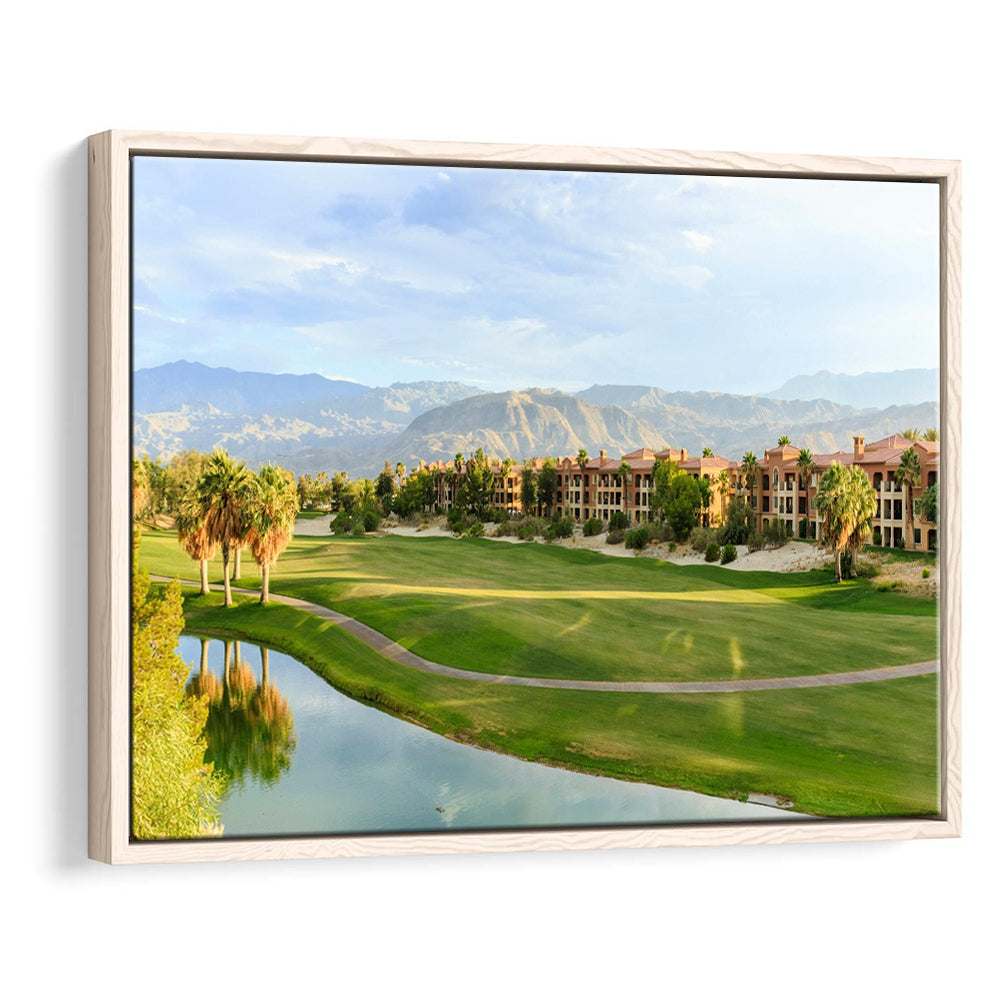 Shadow Ridge Palm Desert Golf Sourses, Floating Framed Canvas Print Wall Art