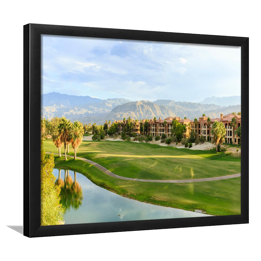 Shadow Ridge Palm Desert Golf Sourses, Framed Art Print Wall Decor, Picture Framed
