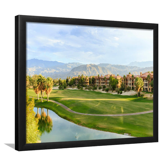 Shadow Ridge Palm Desert Golf Sourses, Framed Art Print Wall Decor, Picture Framed