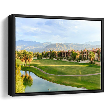 Shadow Ridge Palm Desert Golf Sourses, Floating Framed Canvas Print Wall Art