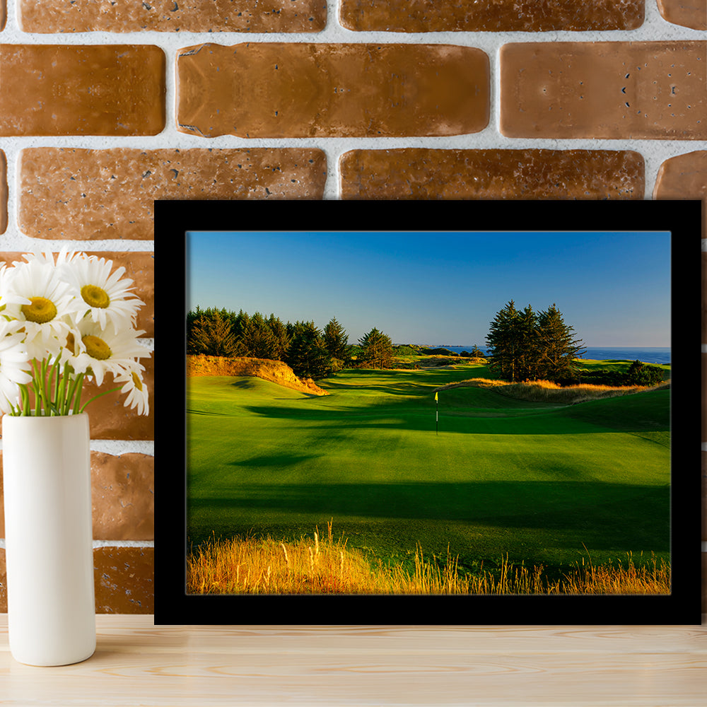 Sheep Ranch Golf Club Hole 11R, Bandon, Oregon, Framed Art Print Wall Decor, Picture Framed
