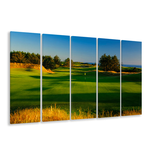 Sheep Ranch Golf Club Hole 11R, Bandon, Oregon, Golf Art Print, Extra Large Canvas Print Wall Art