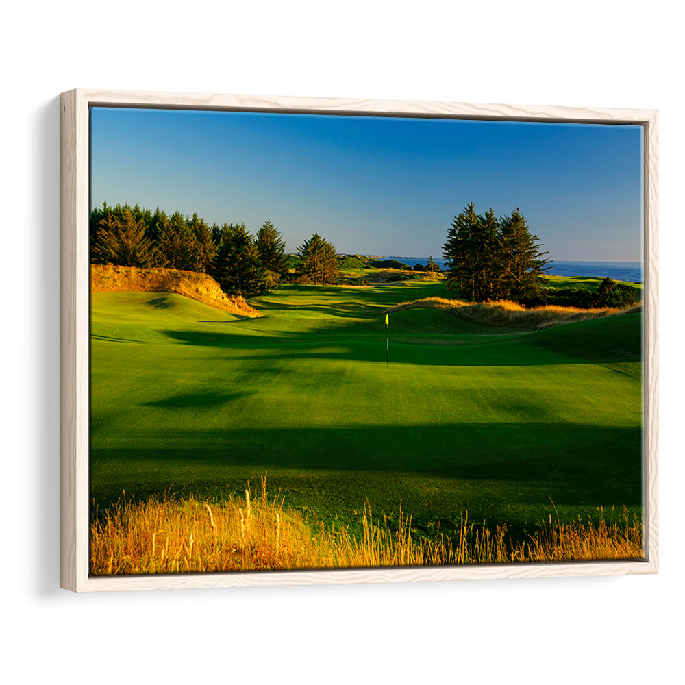 Sheep Ranch Golf Club Hole 11R, Bandon, Oregon, Floating Framed Canvas Print Wall Art