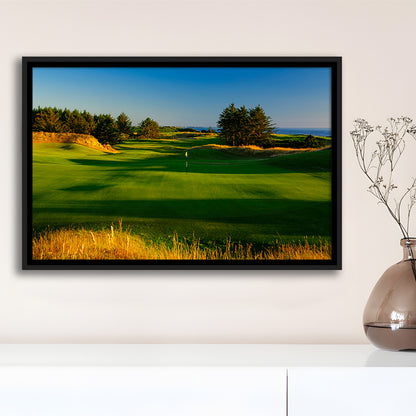 Sheep Ranch Golf Club Hole 11R, Bandon, Oregon, Floating Framed Canvas Print Wall Art