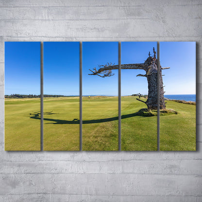 Sheep Ranch At Bandon Dunes Golf Resort, Hole 17 V3 Fine Art, Golf Art Print, Extra Large Canvas Print Wall Art