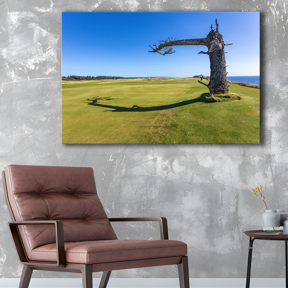 Sheep Ranch At Bandon Dunes Golf Resort, Hole 17 V3 Fine Art, Golf Art Print,Gifts Golf Lover