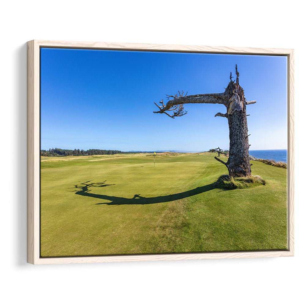 Sheep Ranch At Bandon Dunes Golf Resort, Hole 17 V3 Fine Art, Floating Framed Canvas Print Wall Art