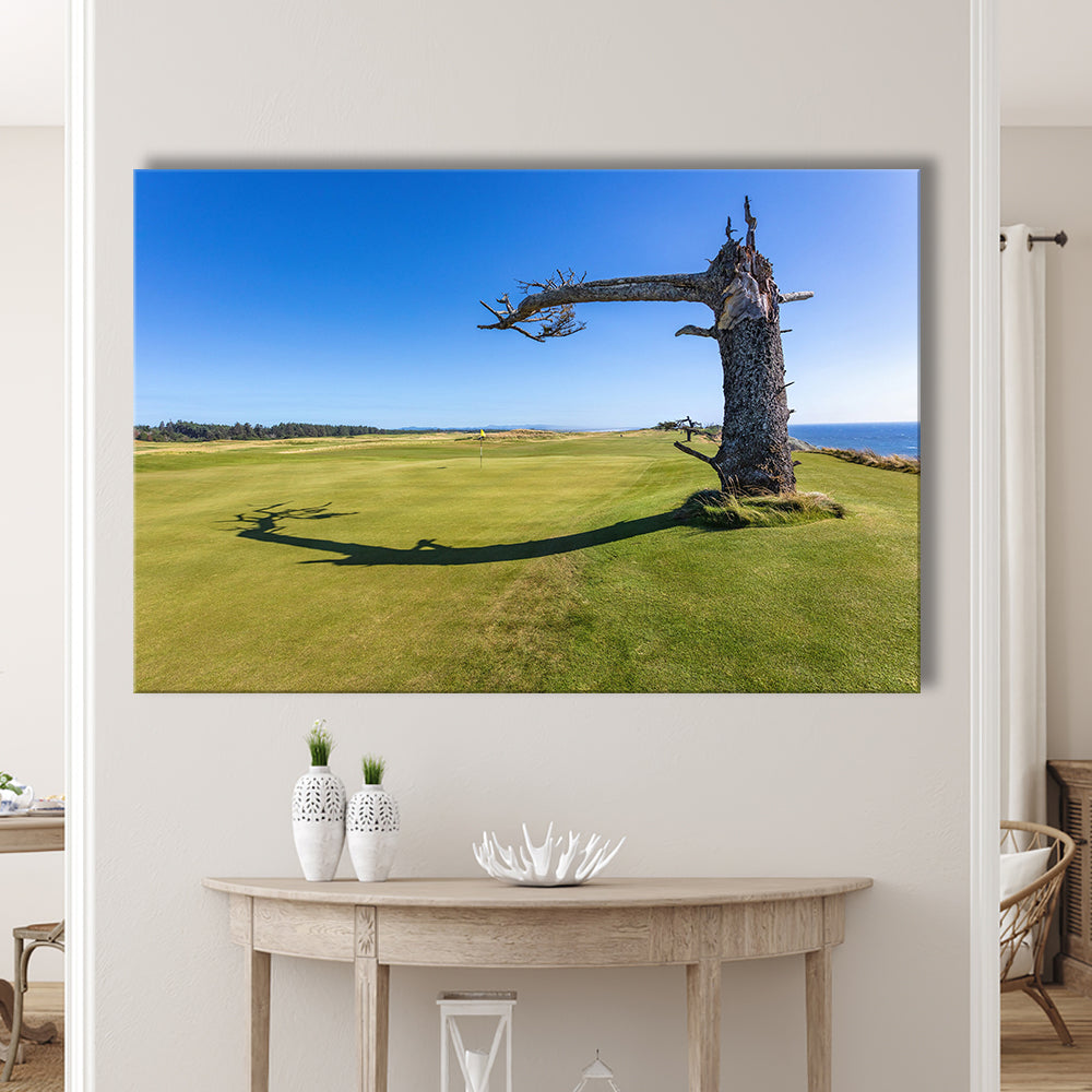 Sheep Ranch At Bandon Dunes Golf Resort, Hole 17 V3 Fine Art, Golf Art Print,Gifts Golf Lover