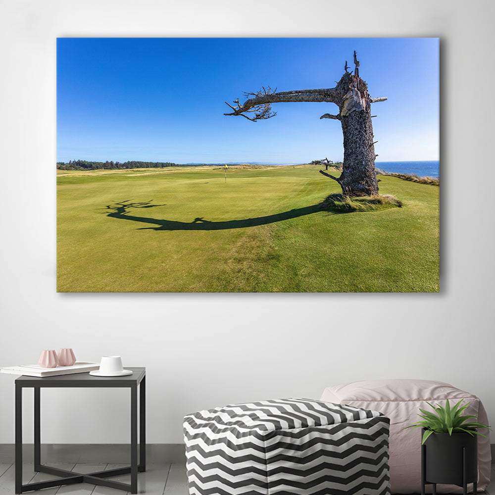 Sheep Ranch At Bandon Dunes Golf Resort, Hole 17 V3 Fine Art, Golf Art Print,Gifts Golf Lover