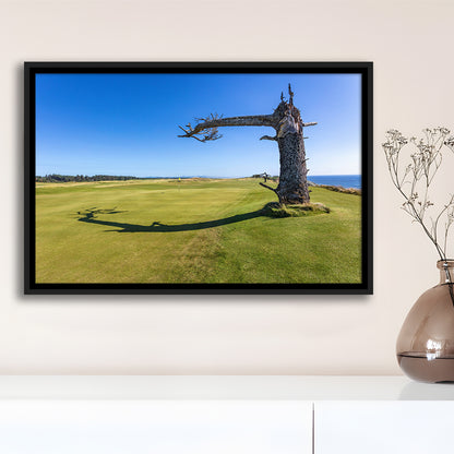 Sheep Ranch At Bandon Dunes Golf Resort, Hole 17 V3 Fine Art, Floating Framed Canvas Print Wall Art