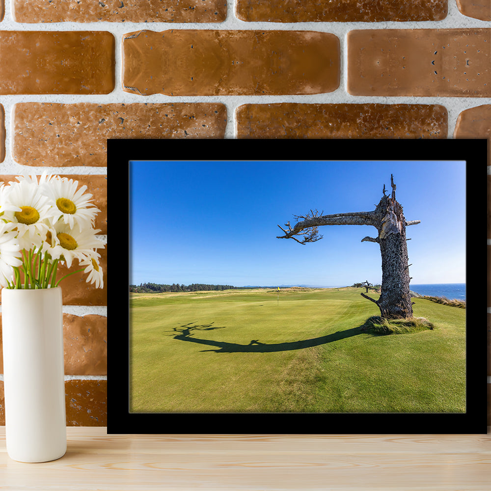 Sheep Ranch At Bandon Dunes Golf Resort, Hole 17 V3 Fine Art, Framed Art Print Wall Decor, Picture Framed