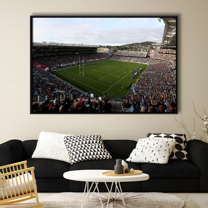 Skysports Eden Park General View, Stadium Canvas, Sport Art, Framed Canvas Print Wall Art, Floating Frame