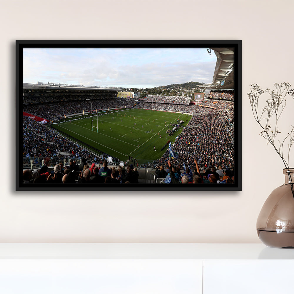 Skysports Eden Park General View, Stadium Canvas, Sport Art, Framed Canvas Print Wall Art, Floating Frame