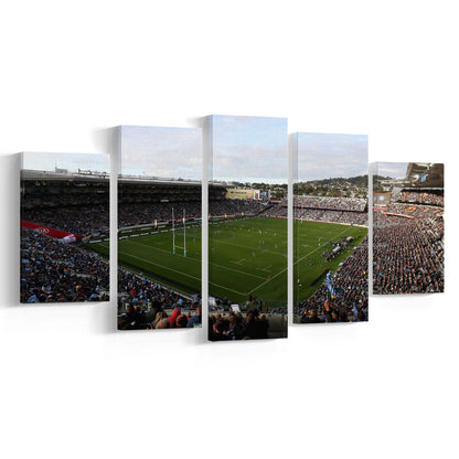Skysports Eden Park General View, Stadium Canvas, Sport Art, Gift for him, 5 Panel, Large Canvas, Canvas Print Wall Art
